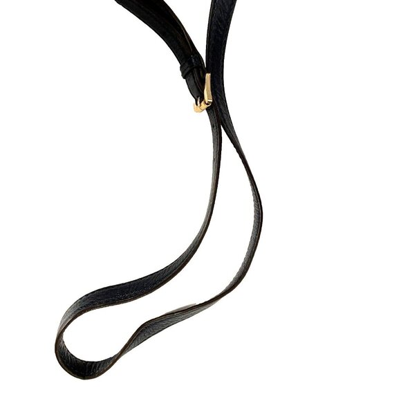 Michael Kors Medium Navy Blue Subtle Leather Shoulder Crossbody Bag Outside Pock - Picture 13 of 15